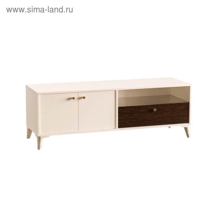Тумба под ТВ «Миндаль 13.260», 1468×475×508 мм, цвет миндаль / венге